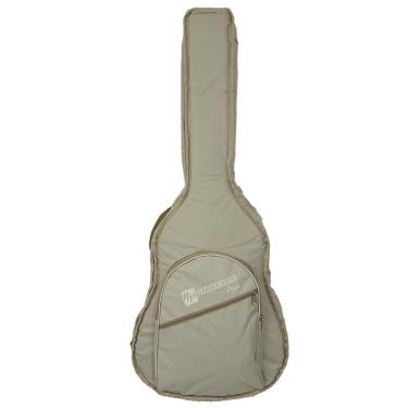 Imagem de Capa para Violão Cort AF510 ESPECIAL Bege Espuma Pack 100mm Bordado Audiodriver JN