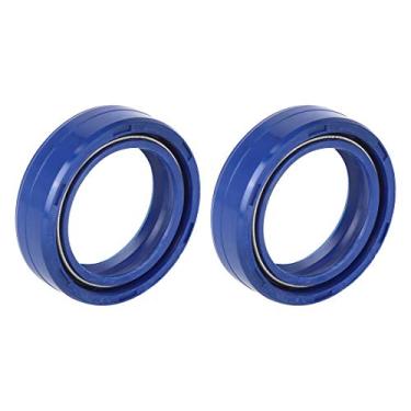 Imagem de F FIERCE CYCLE 2 peças 27 mm x 37 mm x 10,5 mm Vedação de óleo de choque para garfo dianteiro da motocicleta