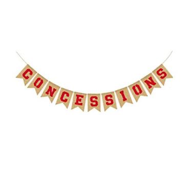 Imagem de Banner de Concessões de Tema de Beisebol, Bandeja de Bandeja para Decoração de Festa Esportiva -#1