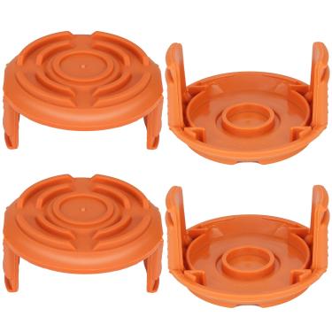 Imagem de Thten Capa de reposição para bobina GT Trimer, WA6531 compatível com aparadores de corda Worx WG155 WG180, 50006531, tampa de linha de aparador de ervas daninhas para peças Worx (pacote com 4)