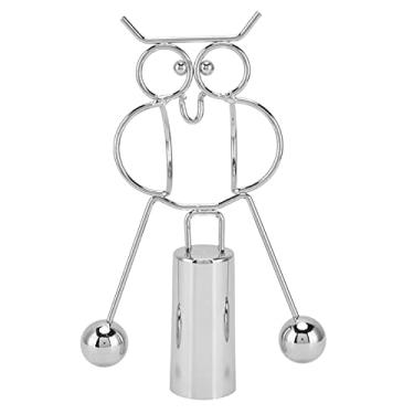 Imagem de Brinquedo de equilíbrio de coruja, educativo simples e moderno, seguro e durável, brinquedo de equilíbrio de arte com base para amigos ou familiares para estudo de quarto, decoração de escritório em casa