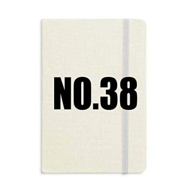 Imagem de Lucky No.38 Número Nome Notebook Capa Rígida Diário Clássico A5 Presente