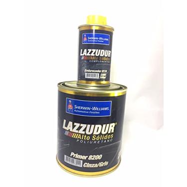 Imagem de Primer Automotivo Pu Cinza/gris 8200 Lazzuril Alto Solido