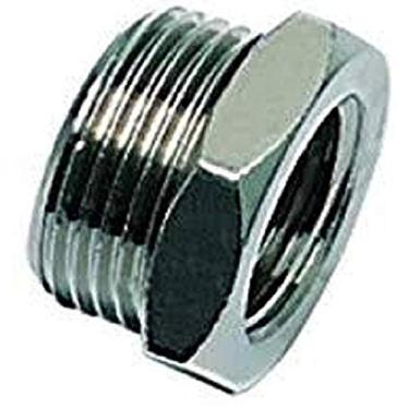 Imagem de Parker Adaptador 0905 13 21-pk10, banhado a níquel, redutor BSPP macho/fêmea, tamanho hexagonal de 24 mm, latão, G1/2, G1/4 (pacote com 10)