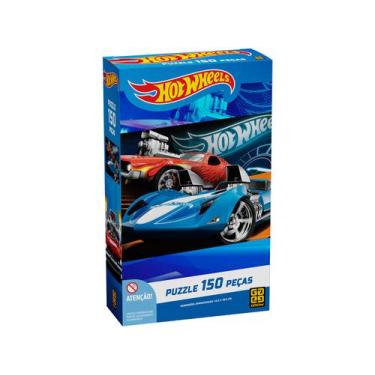 Imagem de Quebra-Cabeça 150 Peças Puzzle Infantil Hot Wheels - Grow