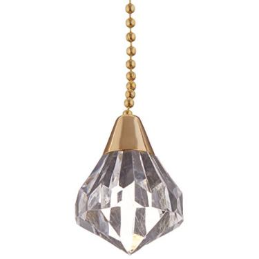 Imagem de Westinghouse Lighting 7709300 Corrente de puxar diamante acrílico 1x1,5x12