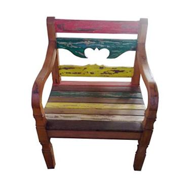 Imagem de Poltrona Rústica Gabriela em Madeira de Demolição - Cód 1496