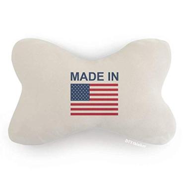 Imagem de DIYthinker Almofada de apoio de cabeça feita nos Estados Unidos para decoração de pescoço