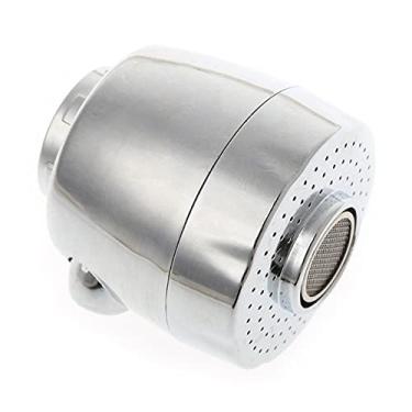 Imagem de Bocal de torneira de 22 mm, aerador, borbulhador, filtro de torneira economizadora de água de dois modos, prata