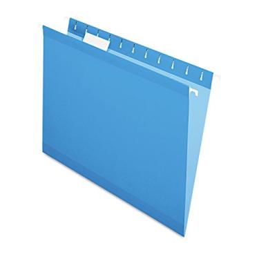 Imagem de Pendaflex 415215Blu Pasta Suspensa, 1/5 Aba Recortada, Carta, 25/Bx, Azul Claro