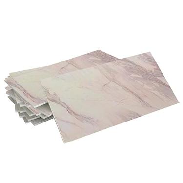 Imagem de Kit 6 Placa Adesiva Parede Painel Vinílico Mármore Nude 30x60cm Premium