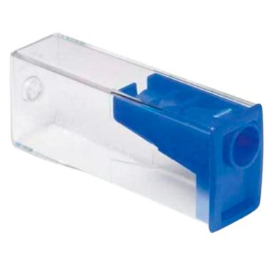 Imagem de Apontador depósito translúcido Faber-Castell Tampa Azul