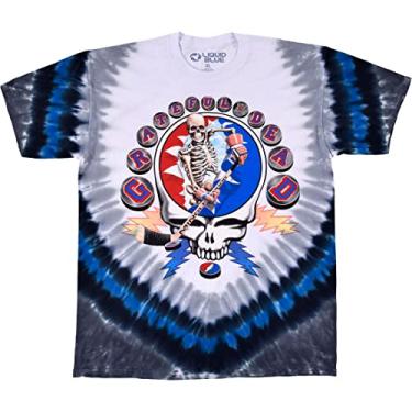 Imagem de Liquid Blue Tênis masculino padrão Grateful Dead Ny Strangers SYF Hockey, Tie Dye, GG