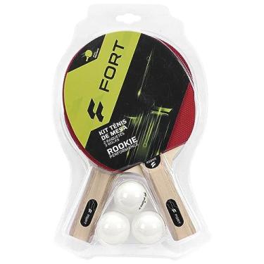 Imagem de Kit Tênis de Mesa Fort Rookie com Duas Raquetes 1 Estrela