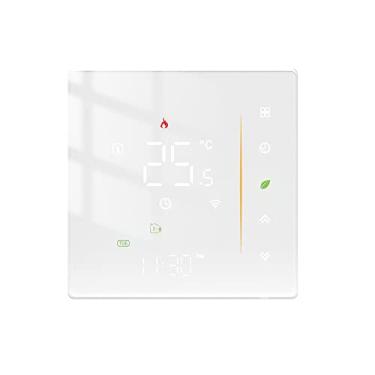 Imagem de ZigBee Display digital Controlador de temperatura inteligente Multifuncional Água/Elétrico Aquecimento de piso Água/Gás Boiler Termostato Compatível com e Assistant