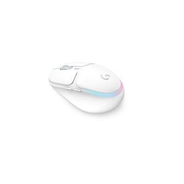 Imagem de Mouse Gamer Sem Fio Logitech G705, Coleção Aurora, RGB, Bluetooth, USB, 6 Botões, Branco - 910-006366