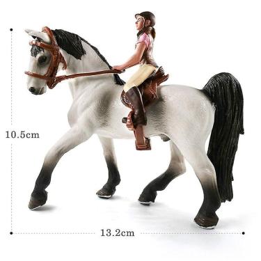 Imagem de Hot Equestrian Knight Rider Horse Animal Model Figura de Ação