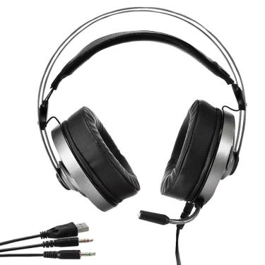 Imagem de Headset Gamer Evus F-05 Colors - Iluminação LED - com Microfone - Conector 3.5mm e USB