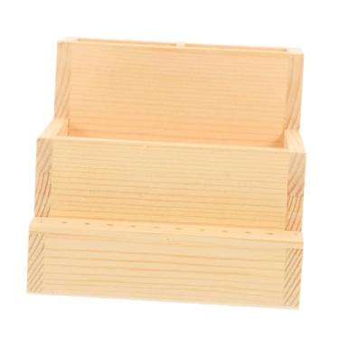 Imagem de DOITOOL Caixa 4 Unidades caixa de armazenamento moedor organizador de mesa organizador mesa manicure caixa cosmética recipiente escritório polidor registro