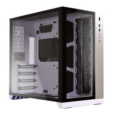 Imagem de Gabinete Gamer Lian Li O11 Dynamic, Lateral e Frontal em Vidro Temperado, USB-C, USB 3, E-ATX Branco-Unissex
