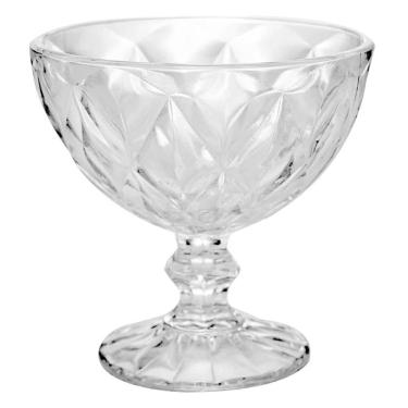 Imagem de Taça de Sobremesa Lyor Diamond de Vidro 250ml Avulsa Tigela Pote para Doces