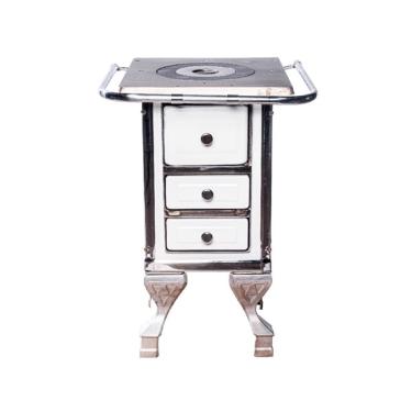 Imagem de Fogão a Lenha Maestro Minuano 00400 Com Fornalha  Branco