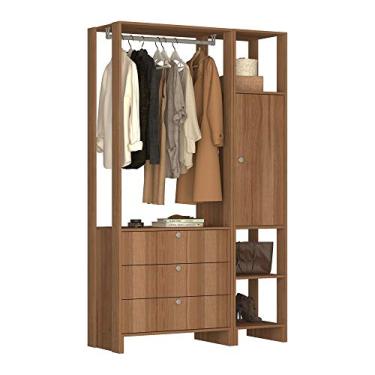 Imagem de Guarda Roupa Closet 01 Porta 03 Gavetas Yes EY102.107 Montana Nova Mobile