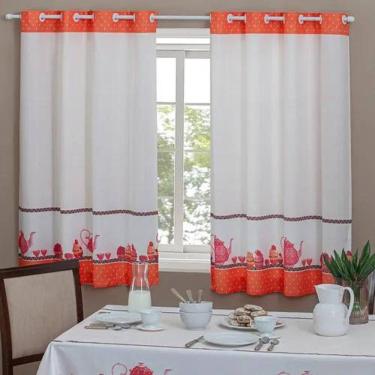 Imagem de Cortina Coz Doce Magia 2,00X1,40M Casa Doro Sultan