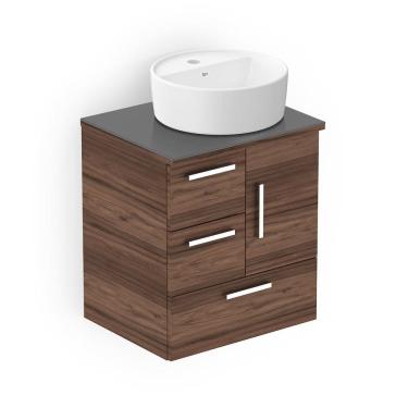 Imagem de Kit Teide Gabinete Gaveta e Porta 50 com Cuba Cr37 Castaine