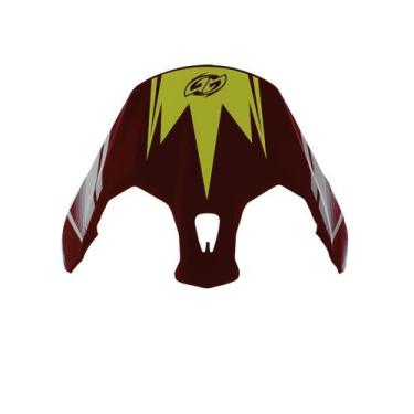 Imagem de Pala Capacete Pro Tork Th1 Vision New Adventure, VERMELHO - AMARELO, Ú