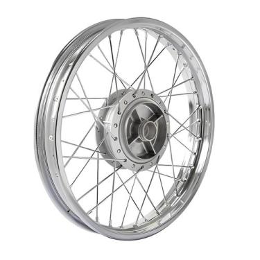 Imagem de Roda titan150 fan150 fan160 traseira montada cromada raio motoralves 1
