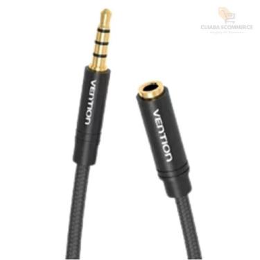 Imagem de Cabo Adaptador Extensão P3 Estereo 4 vias p fones de ouvido - A.R Vari