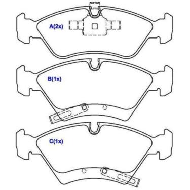Imagem de Pastilha Freio Dianteiro Meriva 2010 a 2012 Syl 2104
