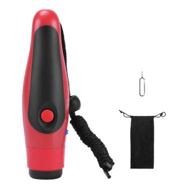 Imagem de harayaa Apito Eletrônico de Árbitro para Treinamento de Basquete Futebol ao Ar Livre, Vermelho