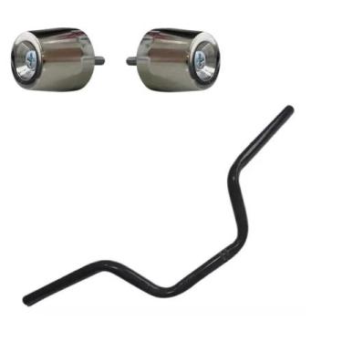 Imagem de Guidão Dafra Next Preto Confortável Resistente Compatível Todos Anos M