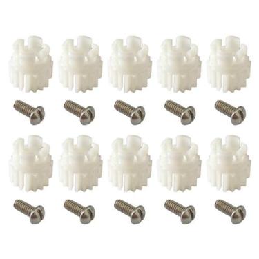 Imagem de Kit Com 10 Elementos De Fixação Deca Liv Aspen Quadra Izy Level Flex, 