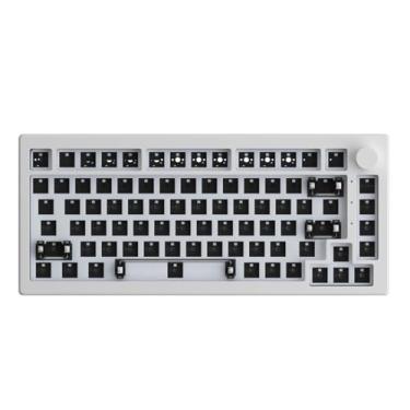 Imagem de Kit Teclado Barebone Akko 5075S VIA Moonlight White