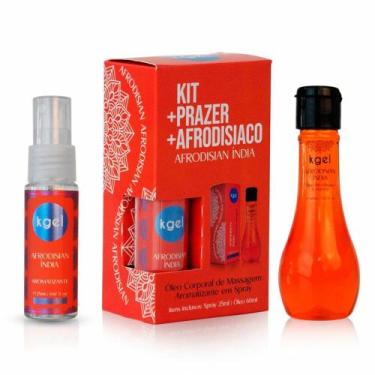 Imagem de Kit gel óleo e aromatizante afrodisian índia k import & export