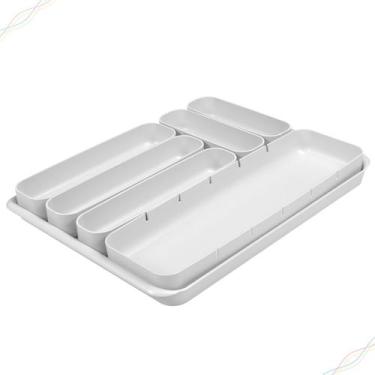 Imagem de Organizador de Gavetas Porta Talher 7 Peças Utensílios Escritório Maqu