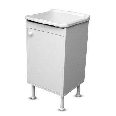 Imagem de Gabinete Para Lavanderia Com Tanque Astra + Válvula + Sifão - MDFácil 