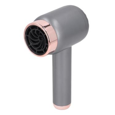 Imagem de Secador de Cabelo Iônico Sem Fio, Secador de Cabelo Recarregável, Secador de Cabelo Portátil para Viagem para Mulheres, Crianças, Acampamento Ao Ar Livre, Praias (Cinza Escuro)