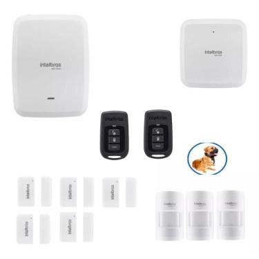 Imagem de Kit Alarme Amt 8000 Total Sem Fio Residencial Intelbras