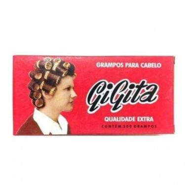 Imagem de Grampo para Cabelo Gigita Loiro Nº 7 - Caixa 500un