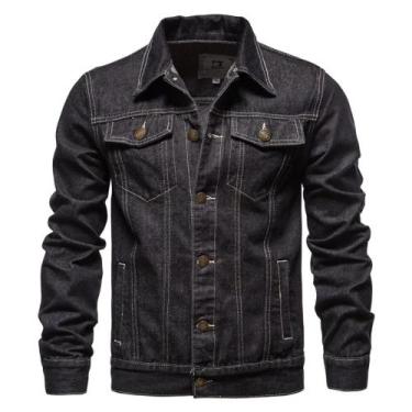 Imagem de Jaqueta jeans masculina resistente P - Preston
