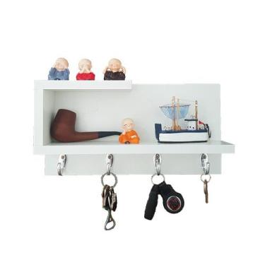 Imagem de Porta Chaves 35x18x10cm - Testoni Decor, Branco