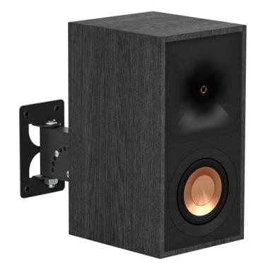 Imagem de Chunxiao Suporte de Parede de Alto-Falante Metal Ajustável para Klipsch R-40M e HDT-600, Inclinação e Rotação Ajustáveis, Montagem na Parede ou Estante