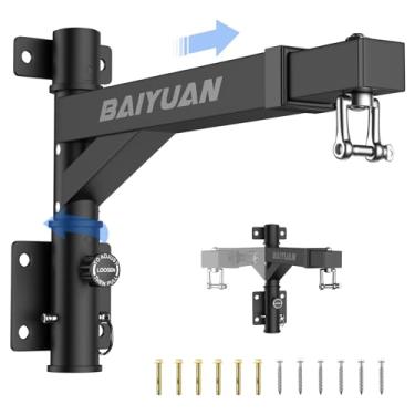 Imagem de Suporte de parede para saco pesado, ajustável, para saco de boxe, resistente, suporte para saco de pancadas, saco de kickboxing, Muay Thai, para casa ou academia (suporta até 363 kg)