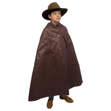 Imagem de Capa de Chuva Boiadeiro Infantil SV3187 - Marrom - Selaria Vertentes