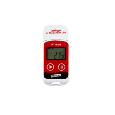 Imagem de Datalogger Digital Escala -30 A 70C 32000 Dados Termômetro C F Usb Sof