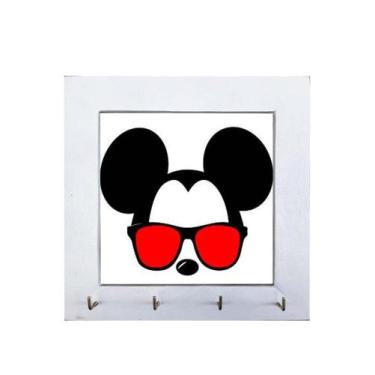 Imagem de Porta Chaves Com Ganchos Moldura Decoração Parede  - Charme Decorar, B